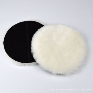 7inch Double Side Sheep Skin Fur Car Polishing Pad